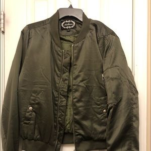 Green Bomber Jacket